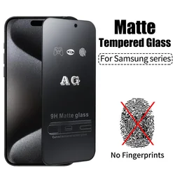 AG Matte Tempered Glass Screen Protector - Premium Anti - Glare Shield - 3 Pcs (A15 A34 A35 A55)