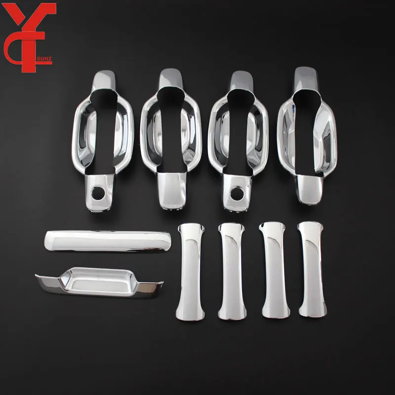 

Chrome ABS Car Door Handle Covers For Isuzu Dmax d-max 2007 2008 2009 2010 2011 Accessories Ycsunz