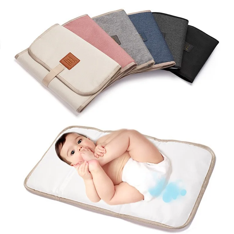 Newborn Breathable Pure Cotton Embroidered Absorbent Nappy Pad Waterproof Portable Baby Nappy Pads Multifunctional Changing Mat