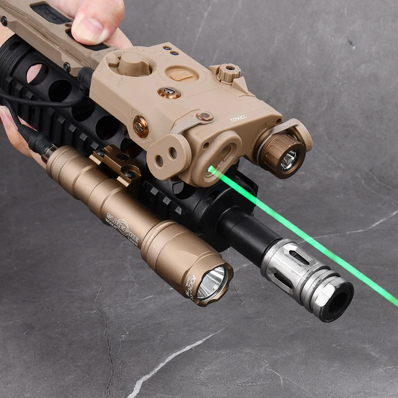 WADSN PEQ-15 Tactical Laser & Surefir M300A/M600C Flashlight Set