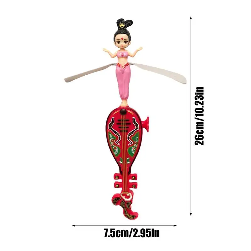 Flying Disc Toy 2 Pieces Flying Disc Fairy Spinner Toy Spinner Pull String Toys Birthdays Holidays Indoor