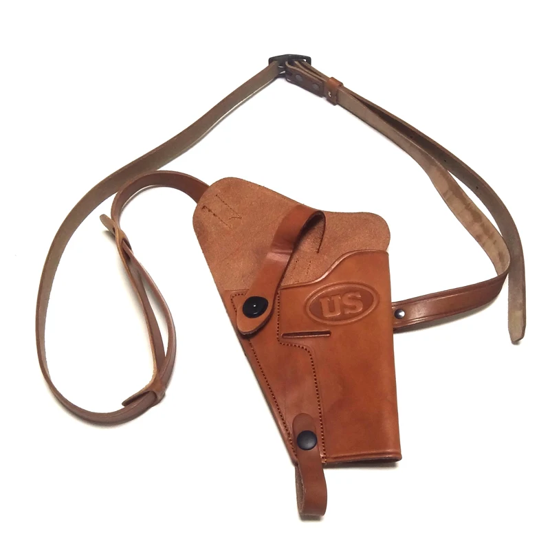 Bolso de hombro de lona marrón claro y cuero marrón | ¡En stock