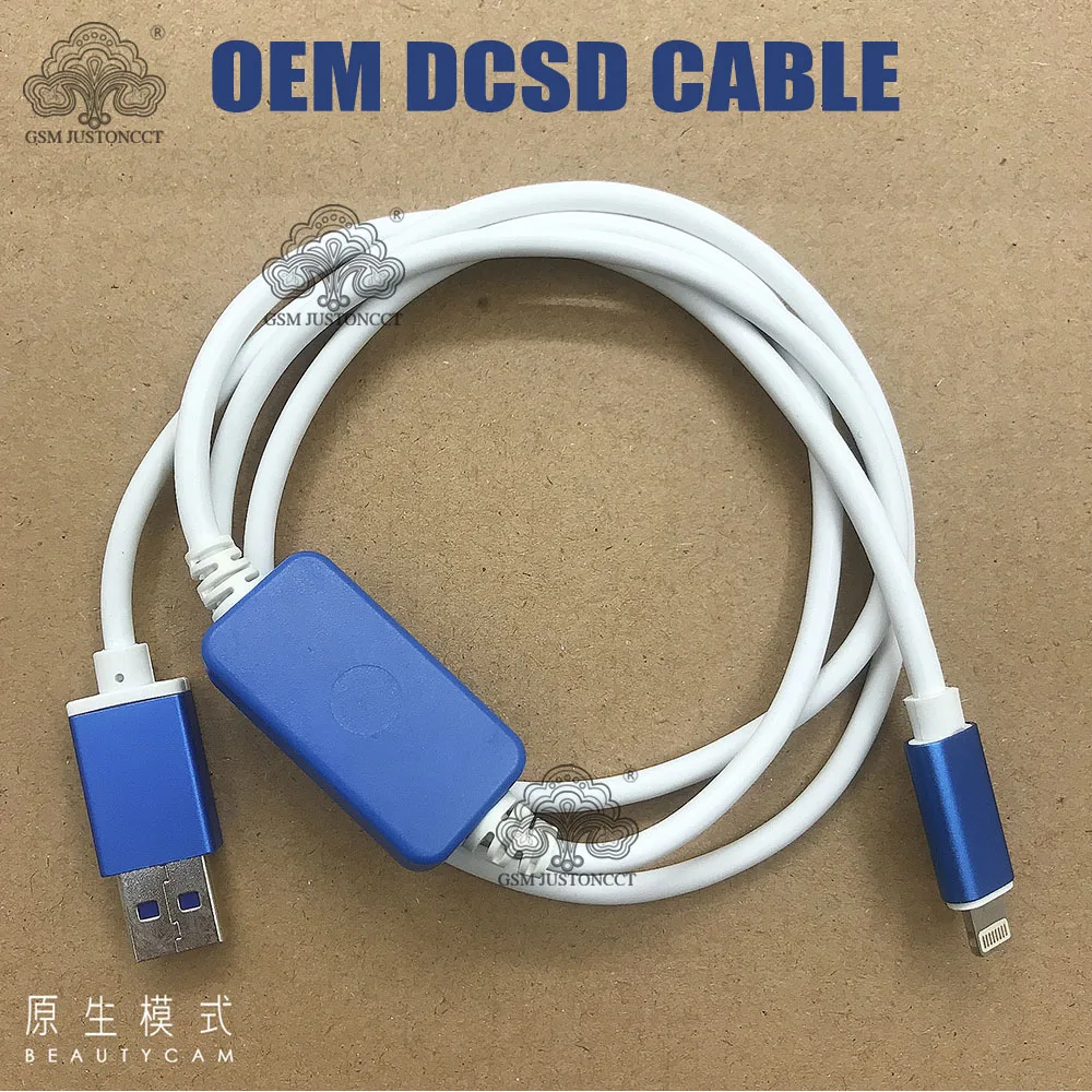 

Originnal New OEM DCSD for iPhone Serial Port Engineering Cable for iPhone 7/7P/8/8P/X Engineering & Exploit to Enter Purple Scr