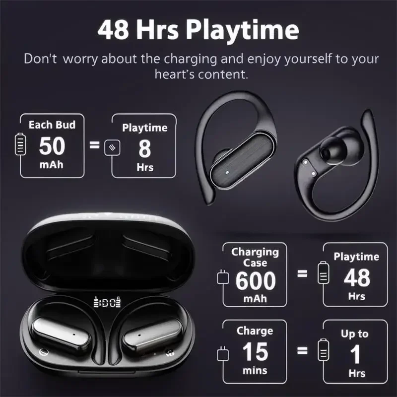 A520 Wireless Bluetooth Headphones With Microphone Hifi Stereo_voghion.com