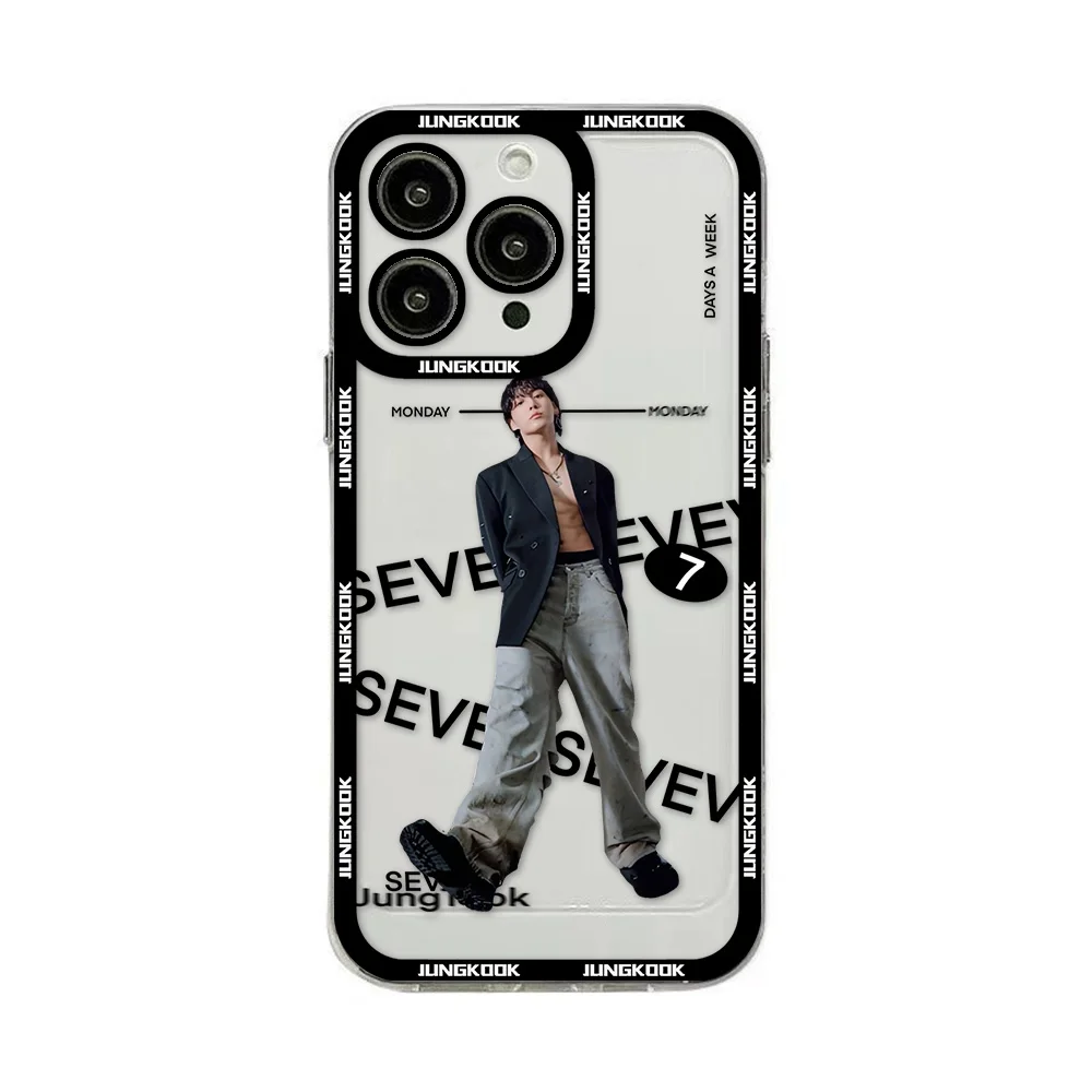 thumbnail image 1 of Funda de teléfono transparente e-euphoria para iPhone 16, 15, 14, 13, 12, 11, Mini Pro Max, X, XR, XSMax, 7, 8 Plus, SE20, 1 of 5