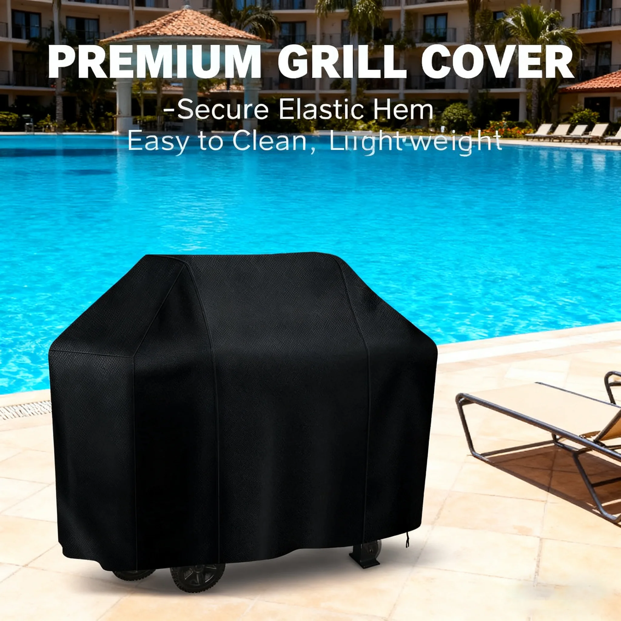 Grillabdeckung, BBQ-Grillabdeckung wasserdicht, universell passend für Weber Char-Broil Nexgrill, mehrere Größen – Detail 1