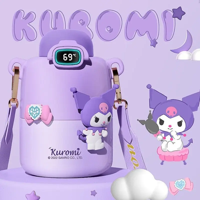 

Sanrio Kuromi thermal water cup Cinnamoroll animation Cup My Melody kawaii cartoon animation insulation 6-10h cute children gift