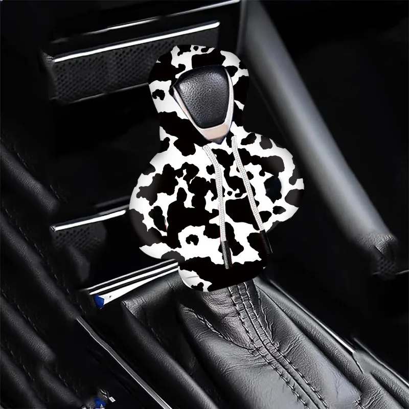 Youngwier Copri pomello del Cambio per Auto, Felpe con Cappuccio alla Moda Copri pomello del Cambio per Auto,Camicia con Cappuccio con pomello del Cambio per Auto alla Moda - Protezione per