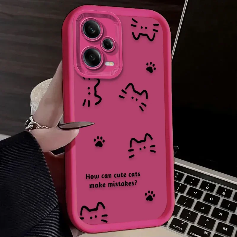 Cute Cartoon Cat & Dog Soft Phone Case Cover