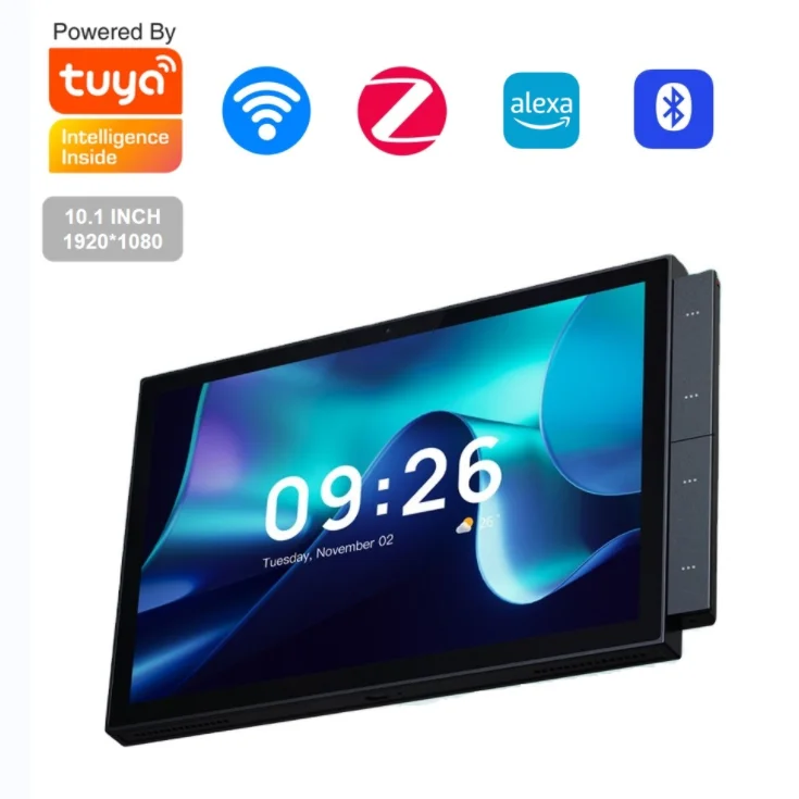 오리지널 TPA10 중앙 컨트롤패널 MAX 스마트 홈 IOT 솔루션 스마트 컨트롤패널, 알렉사 내장, 10.1 인치