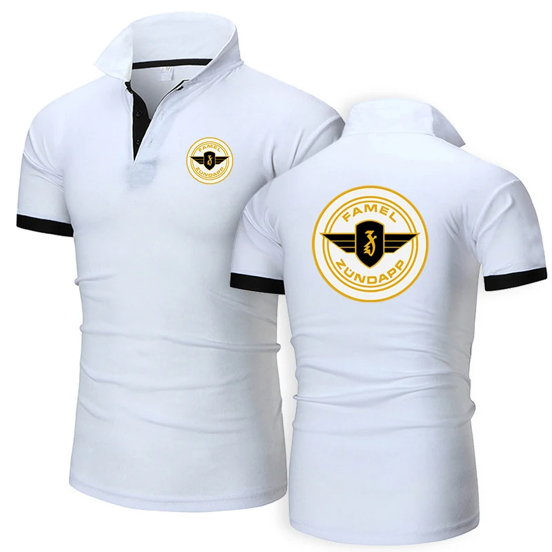 Cotton Short Sleeves Polo Shirts for Men Summer Fashion