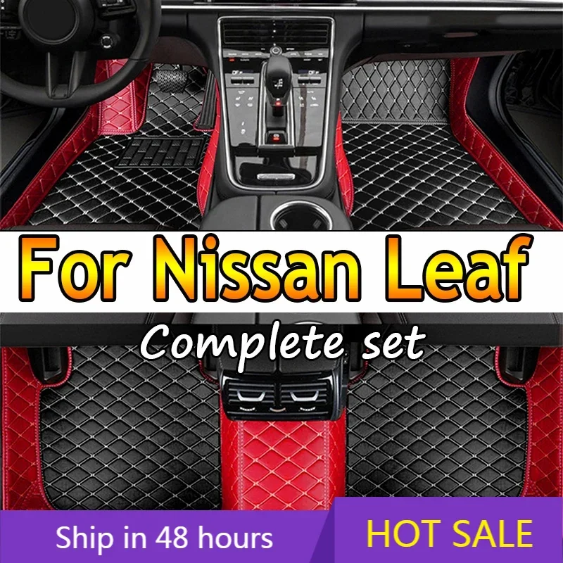 

Коврики для Nissan Leaf ZE0 AZE0 2011 ~ 2017, грязеотталкивающие автомобильные коврики, роскошный кожаный коврик, коврик для защиты от грязи, аксессуары для интерьера автомобиля