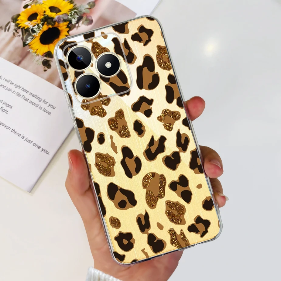 Stylish Painted Clear Silicone Phone Case - Soft Protective Cover