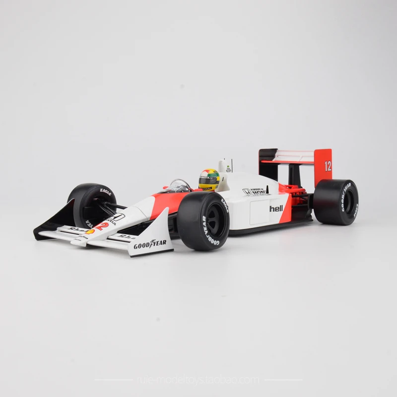 

PremiumX 1:18 F1 McLaren MP4 #12 1988 Japan Champion Simulated Limited Edition Resin Alloy Static Car Model Toy Gift