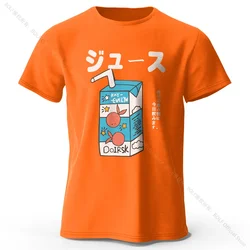 Anime - Inspired Japanese Soda Pop Graphic Tee - Ultra Soft 100% Cotton Unisex T - Shirt - XXXL (Orange)