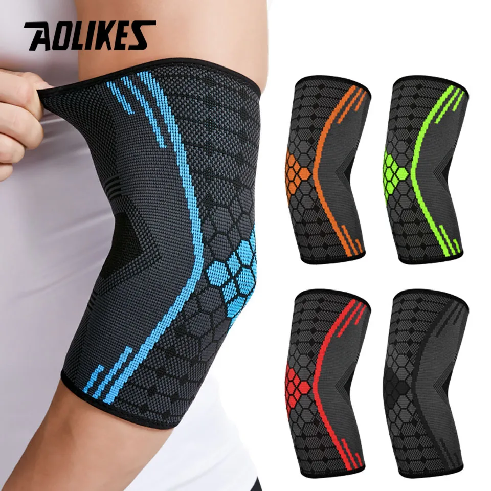 

AOLIKES Elbow Brace Compression Support - Elbow Sleeve for Tendonitis, Tennis Elbow Brace and Golfers Elbow Treatment, Arthritis