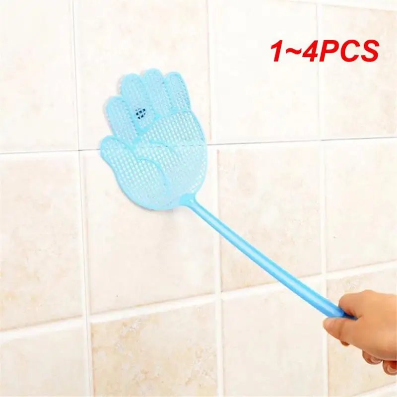 

1~4PCS Plastic Fly Swatters Telescopic Extendable Fly Swatter Prevent Pest Mosquito Tool Flies Trap Retractable Swatter Garden