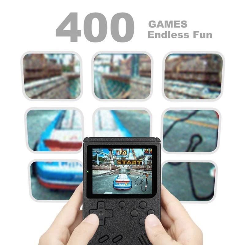 400 Classic Retro Games In A Mini Handheld Console With Colorful LCD  Screen,  Mini Tv Connectivity, And Double Play Perfect Kids Gift From  Superlylv, $3.17