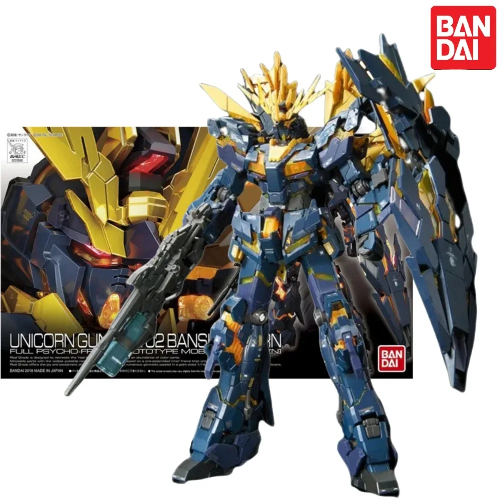 

Модель Bandai из аниме «Единорог», GUNDAM 02, BANSHEE NORN RG, 1/144 оригинальные сборные игрушки, экшн-фигурки, подарки, коллекционные украшения для мальчиков