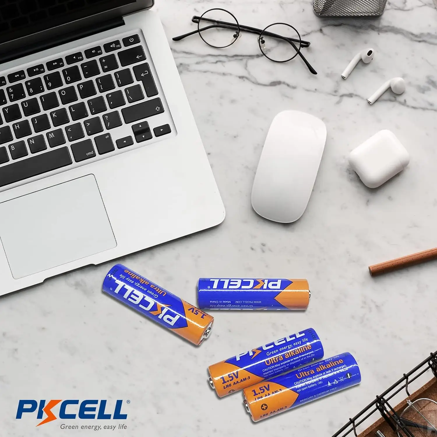 Alkaline battery 40pcs PKCELL 1.5V AAA LR03 battery E92 AM4 MN2400 MX2400 alkaline battery for toothbrus