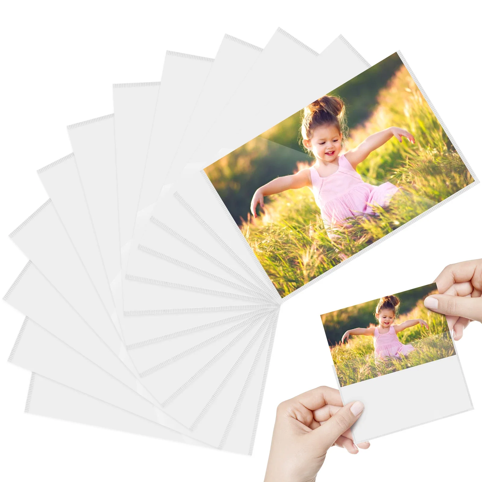 50-Pack Strong Magnetic Picture Frames For 4x6 Photos – Black Frames For Fridge, Lockers, Whiteboards - View #4