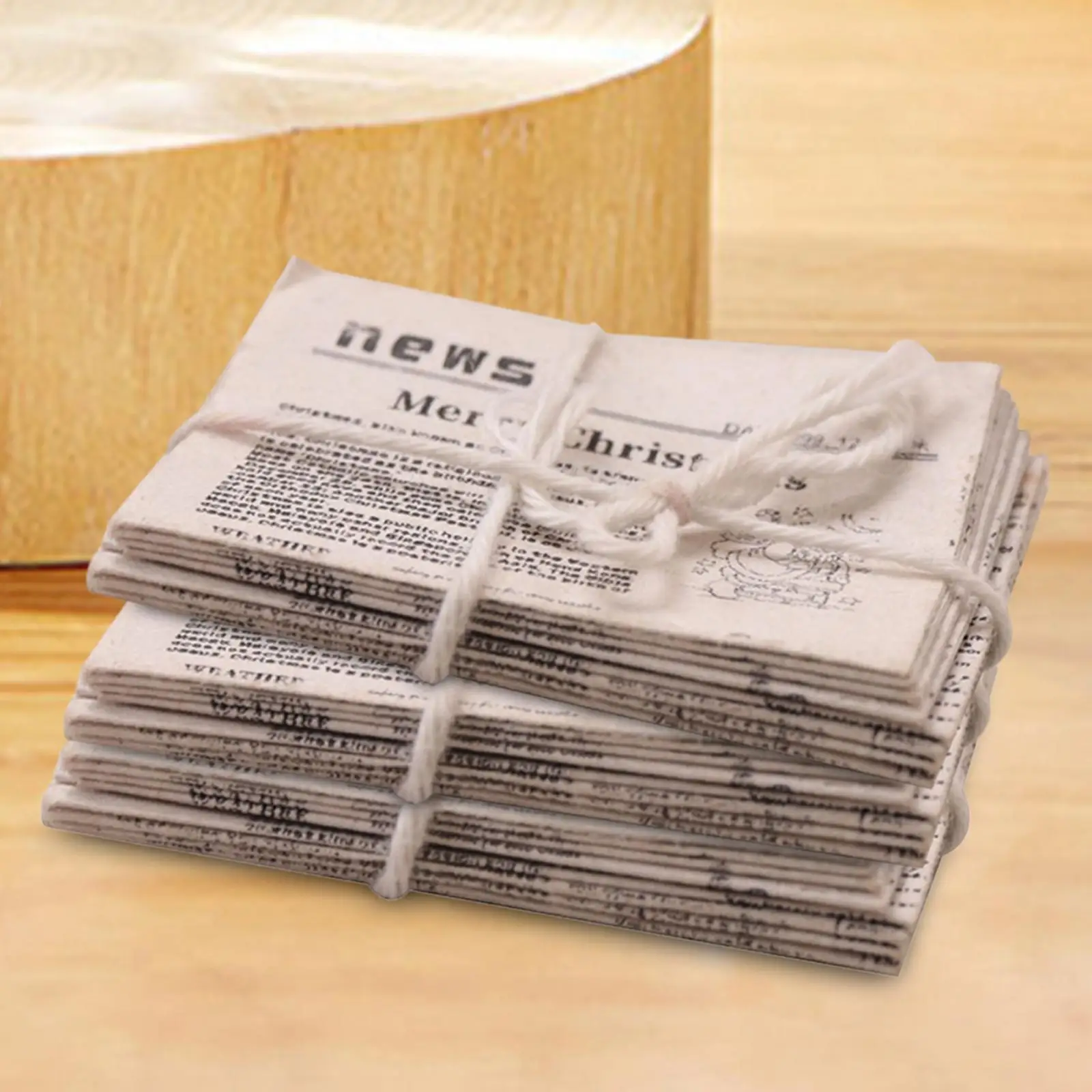 

Mini Newspaper DIY Accessories Scene Accessories 1 12 Dollhouse Newspaper