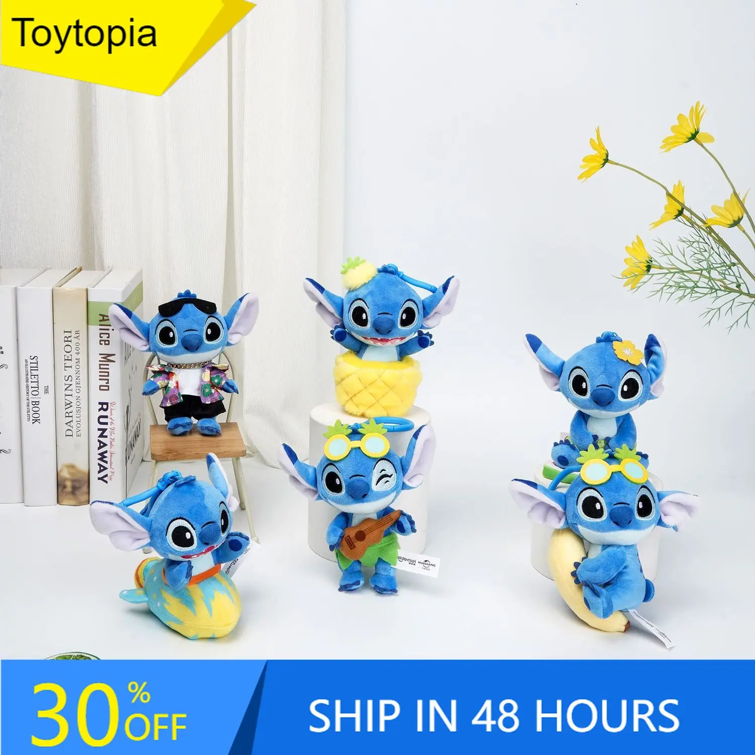 Disney Stich Figure Blind Box Doll Kawaii Girl Series Cute Little Pendant Ornaments Action Collection Display Desktop Giocattoli Regalo