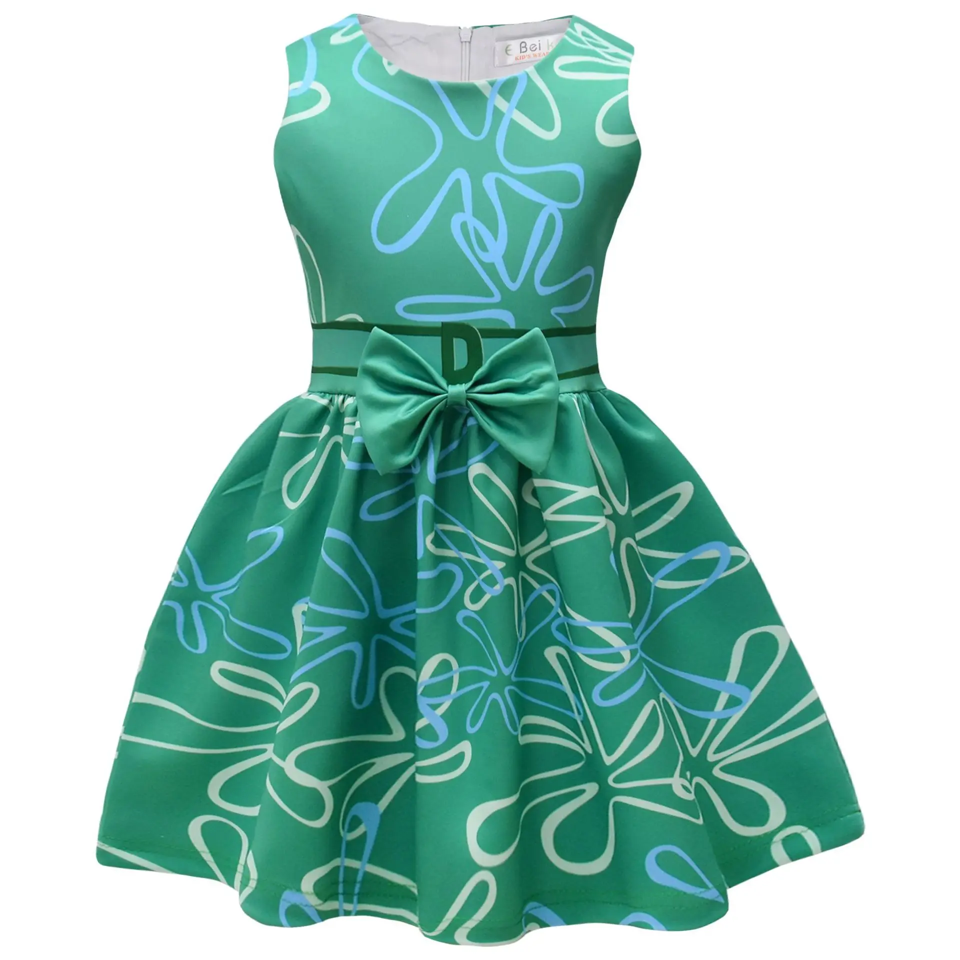 thumbnail image 1 of Disfraz de Cosplay de Inside Out 2, Joy Disgust, el mismo estilo, vestido con lazo, regalo de cumpleaños para niñas, Carnaval y Halloween, 1 of 5
