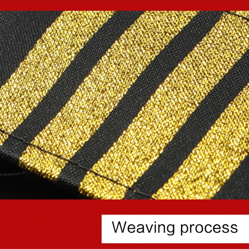 Captain Epaulettes Stripes Shoulder Accessory for Uniforms Drama Play Shoulder Board Jewelry shoulder ornaments
