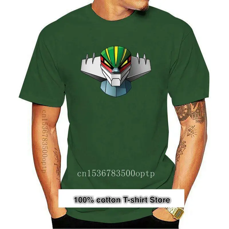 Camiseta Unisex Bebé Jeeg Robot D'Steel Anime Manga Japon Vintage Algodon Camiseta Moda Fresca