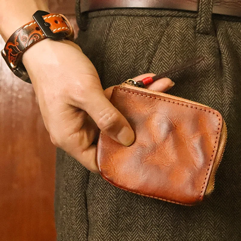 Women's Coin Purse Vintage Wallet Zipper Coin Pocket with Brand Design Casino Purse Lipstick Organizer Pouch