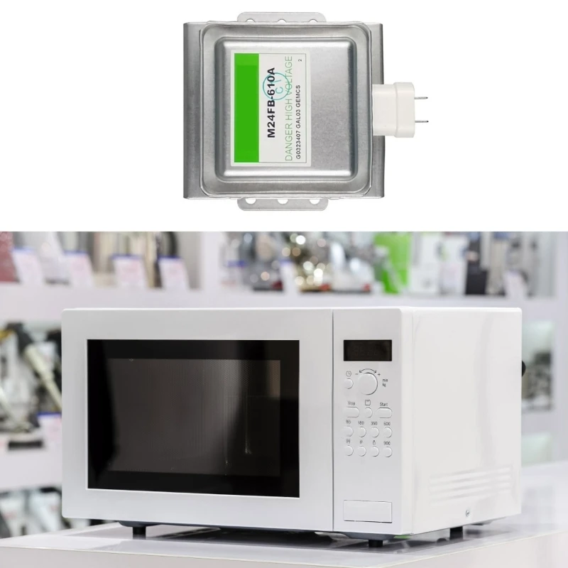 Professional 900W Microwave Oven Magnetron M24FB-610A Microwave Oven Part Metal Texture Suitable for Heating Application
