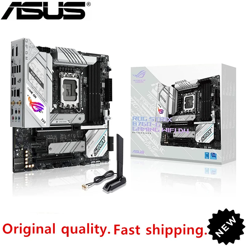 Nuovo Per Intel B760 Per Asus Rog Strix B760-G Gaming Wifi D4 Lga 1700 Ddr4 Supporto Per Scheda Madre Desktop Originale 12300F 12400
