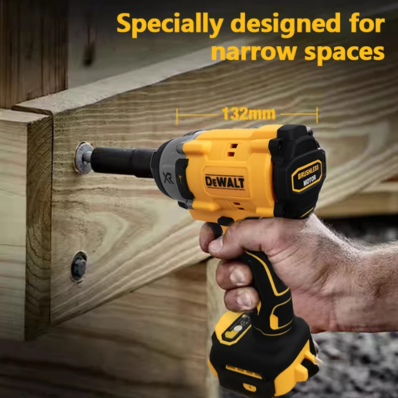 Dewalt 3250RPM Electric Wrench 205N.m Cordless High Torque Brushless Impact Wrench Power Repair Tool For Dewalt 20V Battery 6