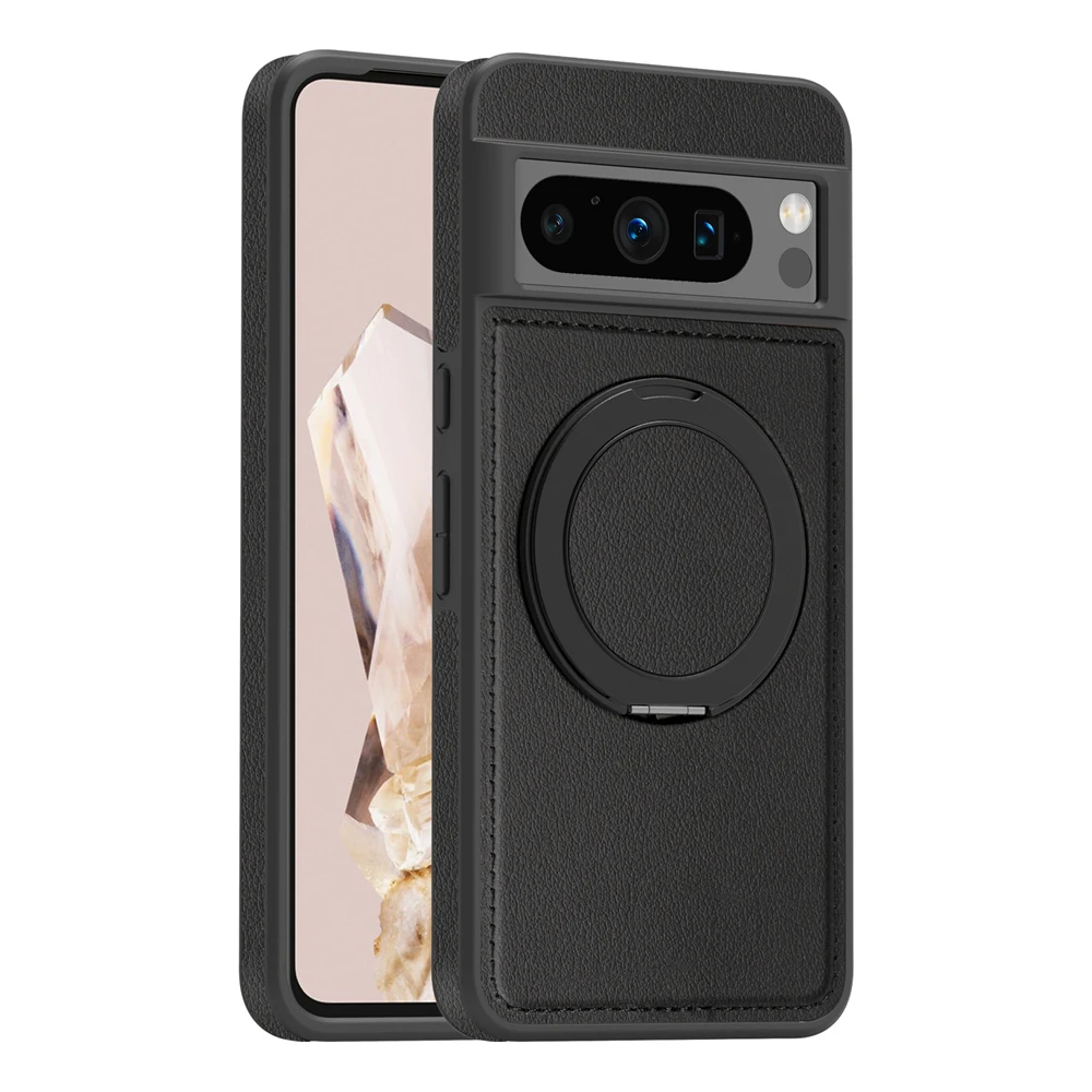 Enhanced Magnetic Fabric Case with Rotating Bracket and Wireless Charging Compatibility