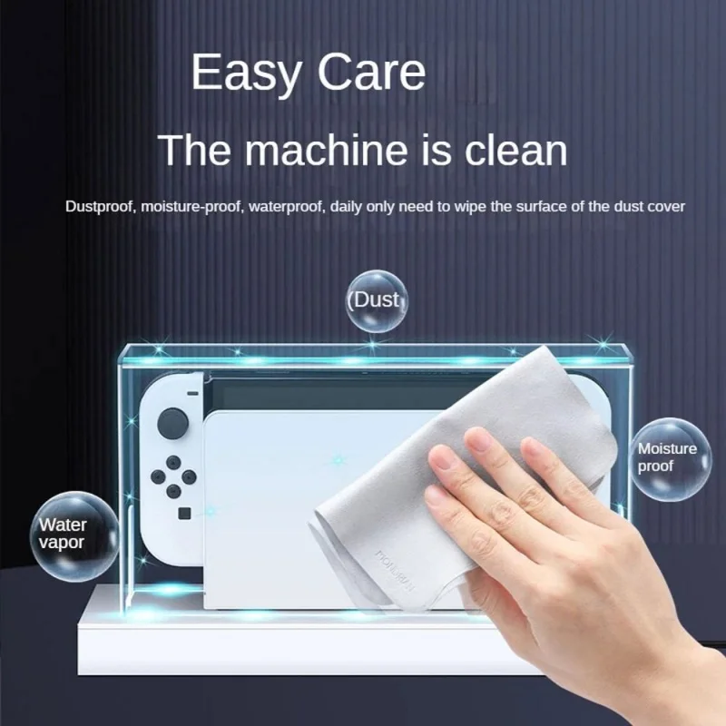 

Universal Transparent Acrylic Dust Cover Luminous Base Box for Nintendo Switch/OLED Acrylic Host Shell oled Protective Sleeve