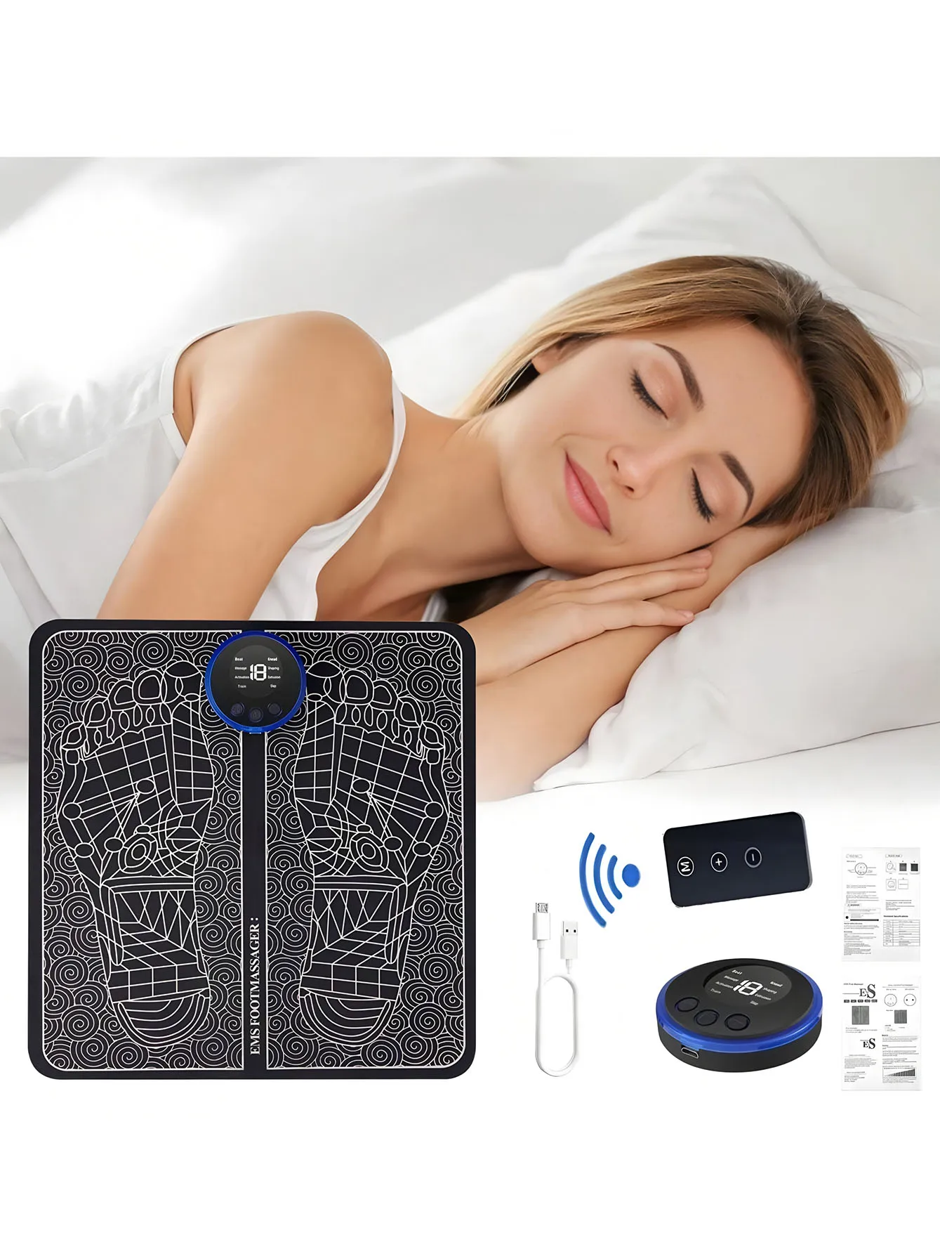 Automatic Foot Massager Machine for Relaxation Therapy