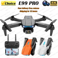Foldable Mini Drone E99 K3 Pro - 4K Dual Camera RC Quadcopter with Hold Mode WIFI & LED Lights | Aerial Photography Toy for Kids