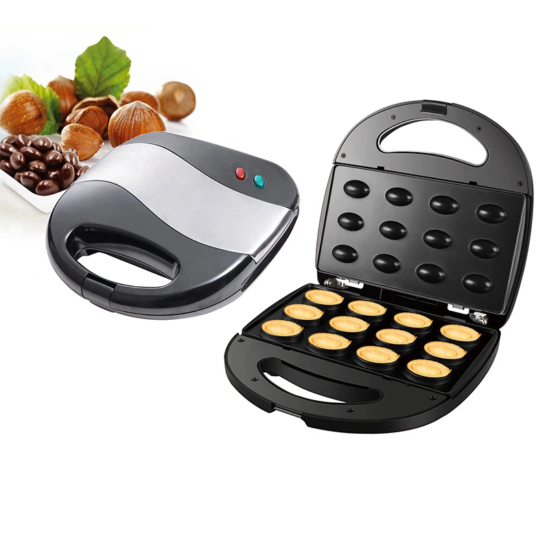 

Electric Nut Cake Maker Automatic Nut Waffle Bread Baking Machine Sandwich Toaster Baking Breakfast Pan Dried Snack Baking Tools