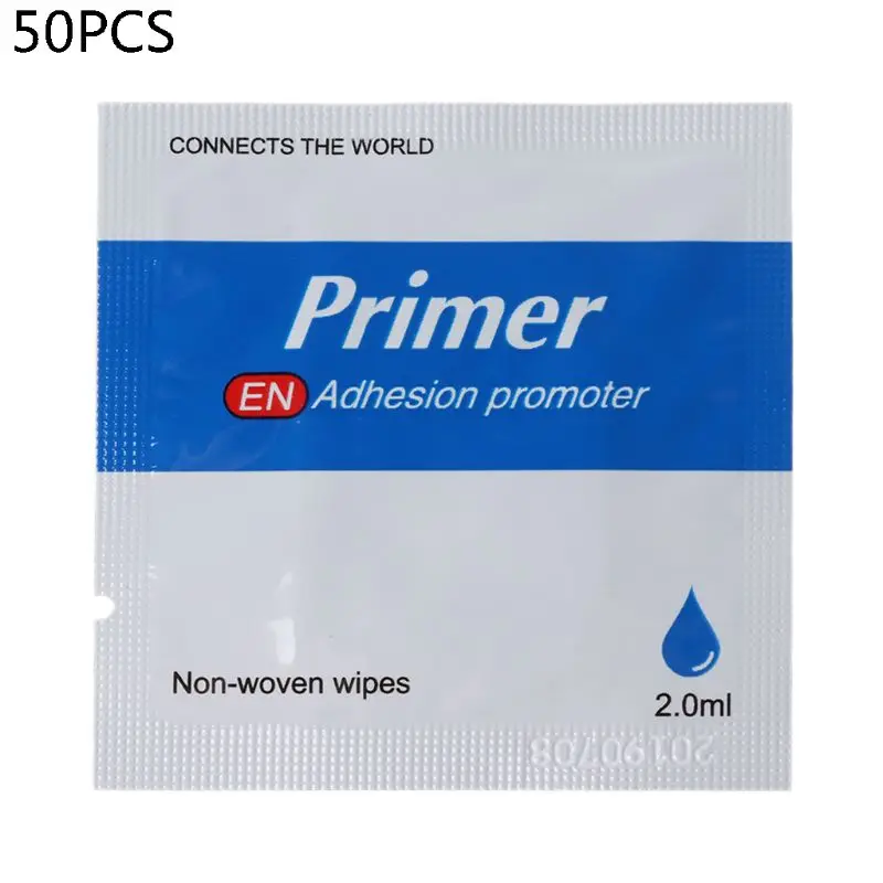 

50 Pieces Adhesion Promoter Sponge Applicator Double Tape Vinyl Wrap Primer 94