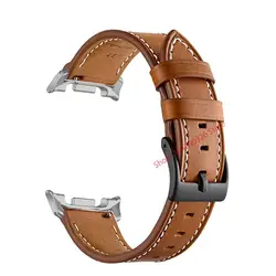 Vintage Leather Smartwatch Strap - No Gaps Design, Premium Replacement Bracelet - Galaxy 8 - 8 Classic (Brown - S)