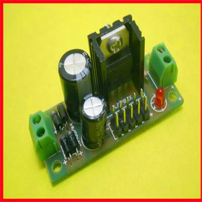 L7812 DIY Power Supply Module – Step Down 14.5V-35V To 12V – 1 Piece Kit