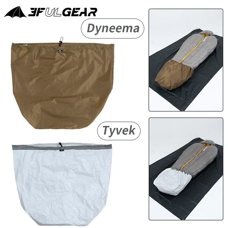 3F UL GEAR Sleeping Bag Foot Waterproof Case Bag Anti-condensation Outdoor Camping Moisture-proof Breathable Liner Storage sleeping bag storage bag