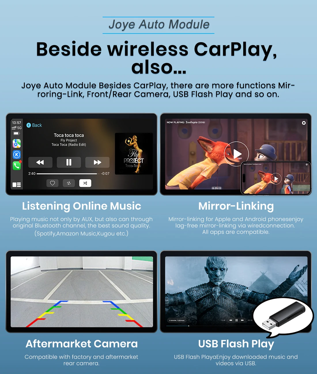 Wireless CarPlay Interface for Lexus