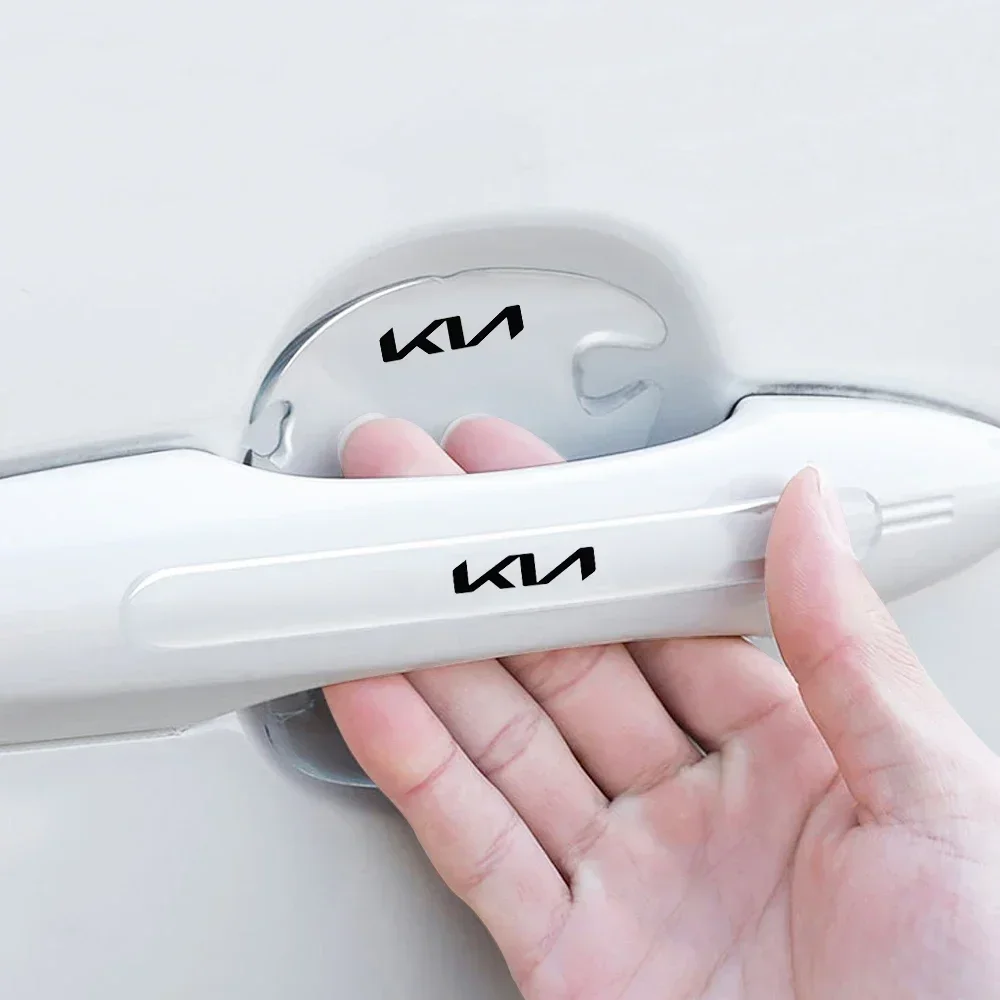 Autocollants protection poignée porte voiture anti-collision Kia Hyundai