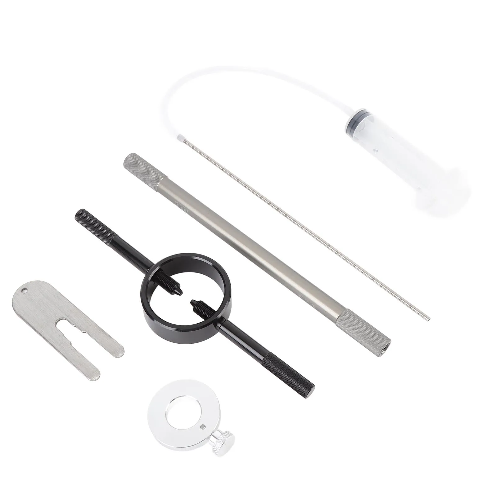 Motorcycle Fork Maintenance Tool Set Fork Service Tool Kit Metal Damper Rod Tool for Most Regular Cartridge and Inverted Forks