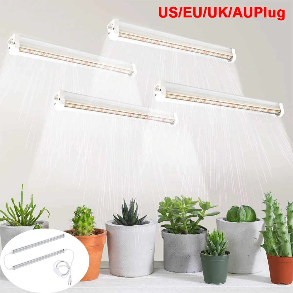 51LEDT5GrowLightsRedWhiteFullSpectrumHighPPFDPlantsLight