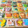 Cartoon Wooden 3D Animal Jigsaw Puzzle Board Block Children Preschool Early Educational Leaning Games Toy For Kids Boys Girls 5