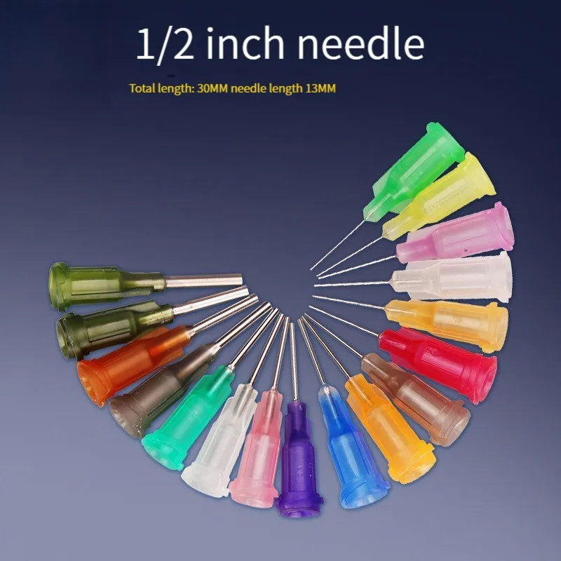 0.5 Inch Plastic Steel Dispensing Needle Stainless Steel Needle
