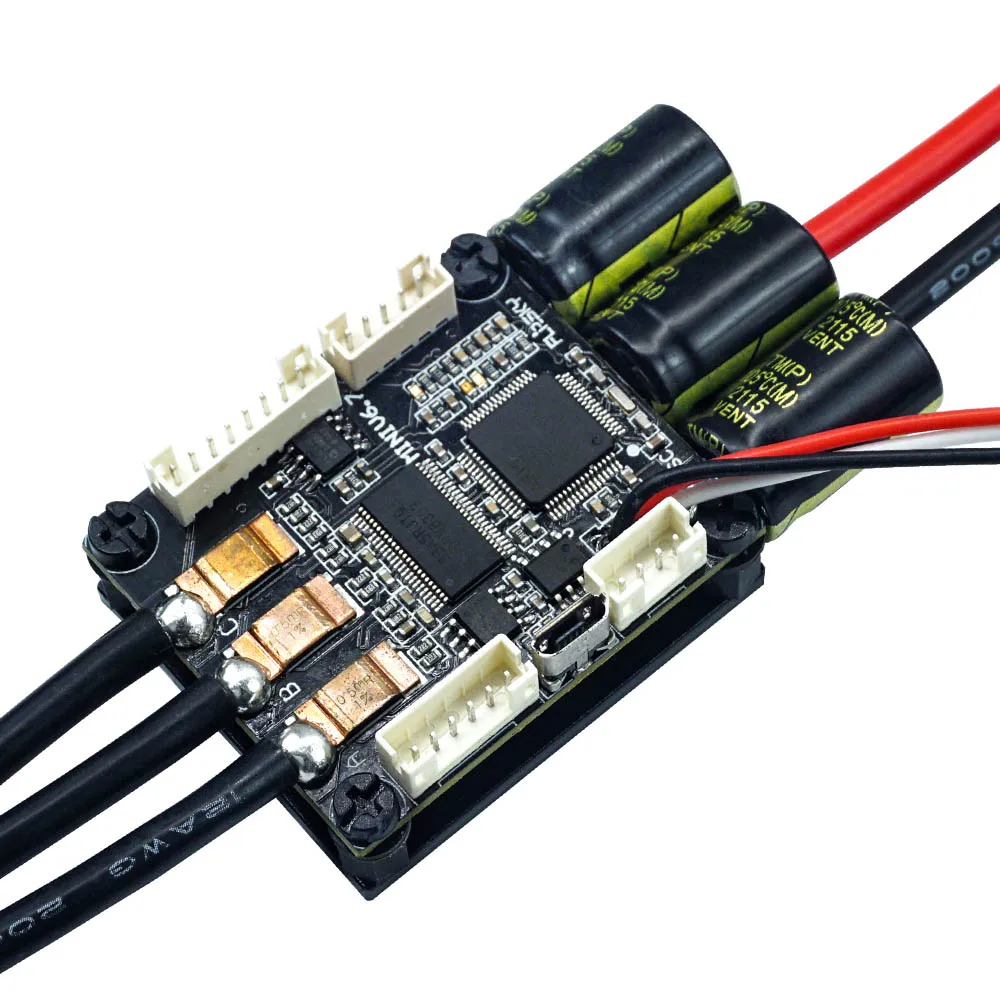 2025 FLIPSKY 미니 FSESC6.7 PRO 70A (VESC6.6 기반) 알루미늄 아노다이징 방열판 포함